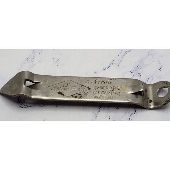 Vintage Grain Belt Premium Diamond Clear Brewing Beer Bottle Opener Advertising - Picture 1 of 4